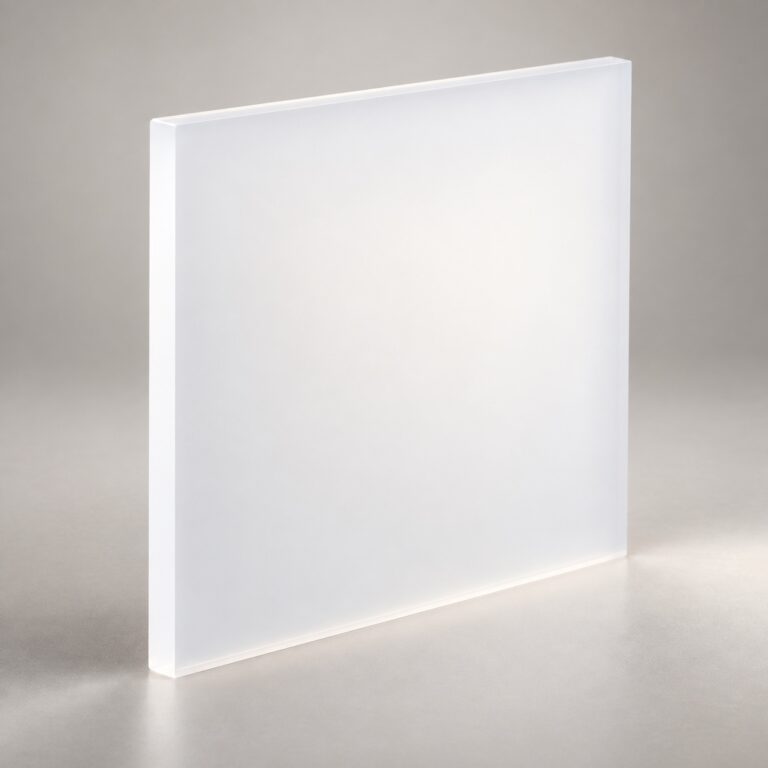 Opalweiße transluzente Acrylglasplatte